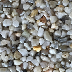 Steinteppich Kies Farbe - Naturkies hell 2-4mm Steinteppich Kies Farbe - Naturkies hell 2-4mm